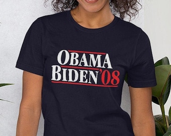 Obama Campaign Shirt - Retro Obama 08 Shirt - Obama Biden Shirt - Barack Obama Shirt - Womens Obama shirt - Kids Obama shirt
