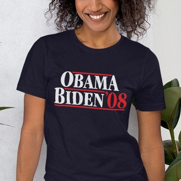 Obama Campaign Shirt - Retro Obama 08 Shirt - Obama Biden Shirt - Barack Obama Shirt - Womens Obama shirt - Kids Obama shirt