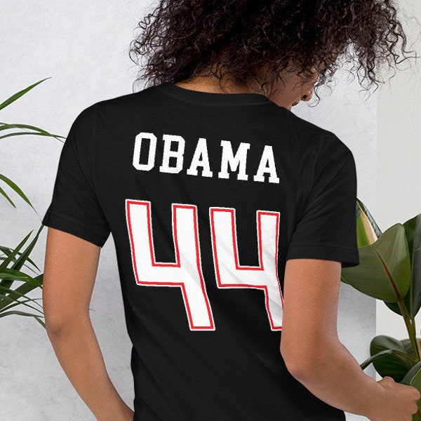 Obama 44 Jersey shirt - Barack Obama shirt - Retro Obama shirt - 44th President shirt - Black president - Obama Biden Shirt - 44 > 45 shirt