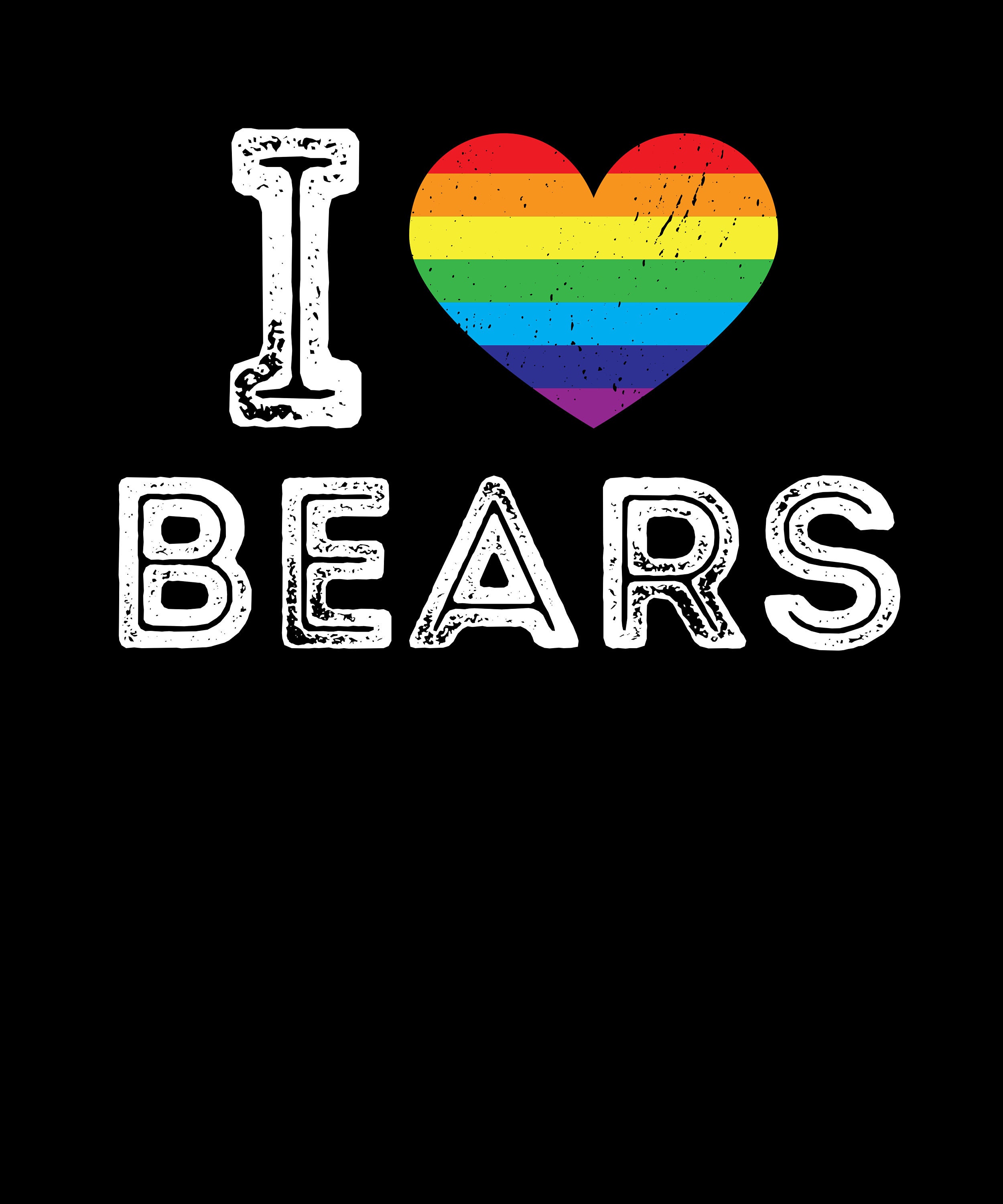 I Heart Daddy Bears I Love Gay Lgbt Club Funny T-Shirt - TeeHex