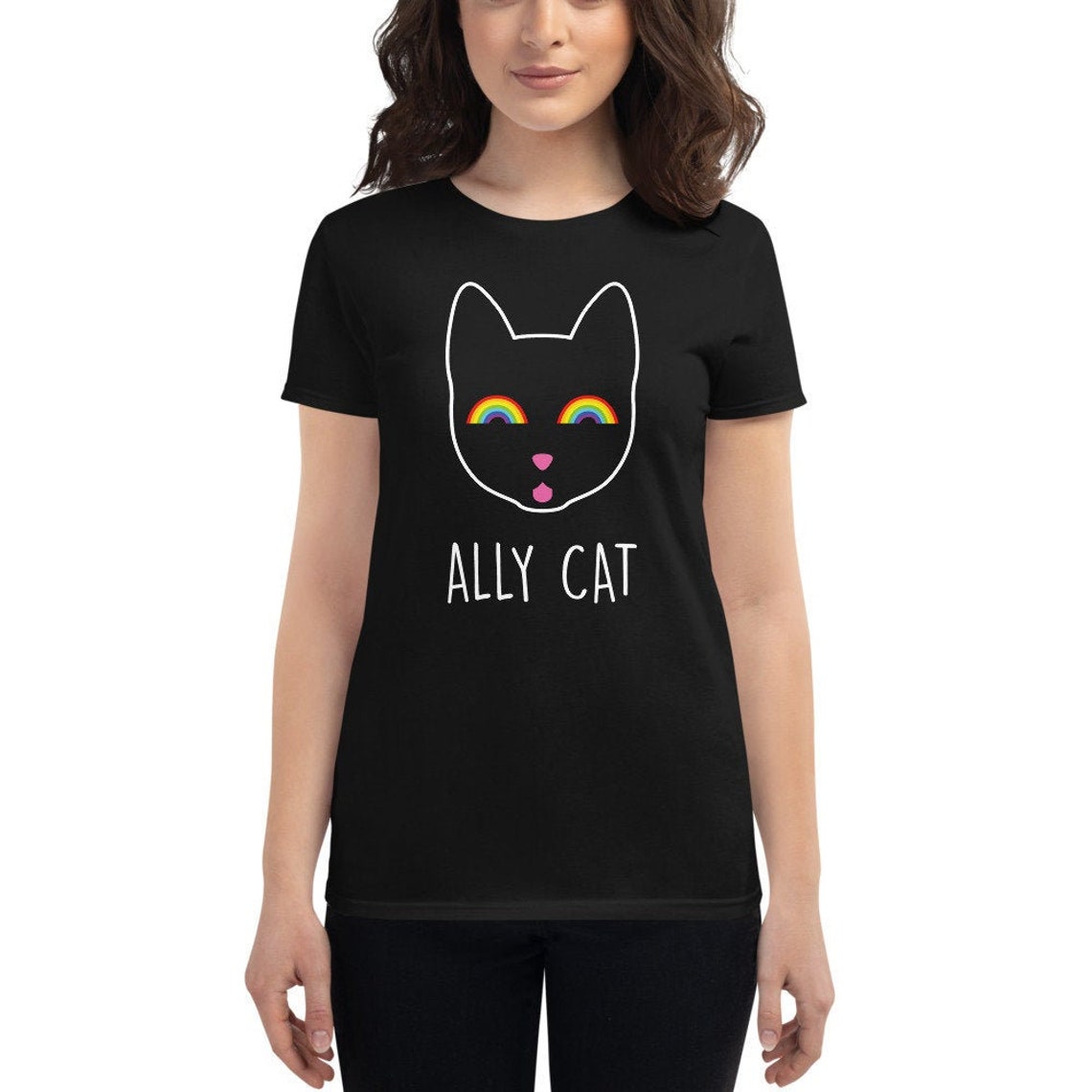 Ally Cat Shirt Ally AF Shirt Purride Shirt LGBT Ally - Etsy