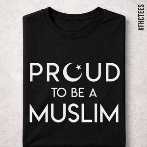 Camiseta "Orgulloso de ser musulmán" - Regalo para el Eid Mubarak imagen 2