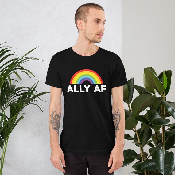 Ally Af Lgbt Shirt - Ally Cat Ally Af Lgbt Shirt - Ally Cat