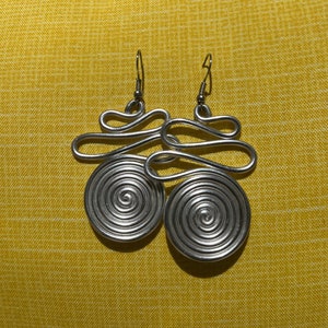 Dangle Swirl Earrings