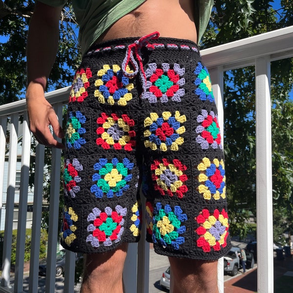 Granny Square Shorts - Etsy