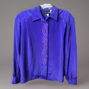 Vintage Purple Blouse