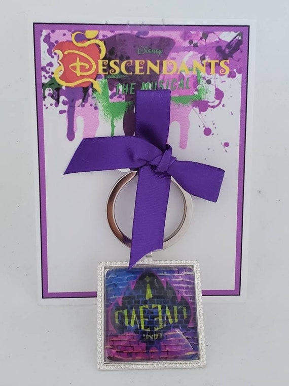 Long Live Evil Keychain Descendantsinspired Cast Gift Etsy