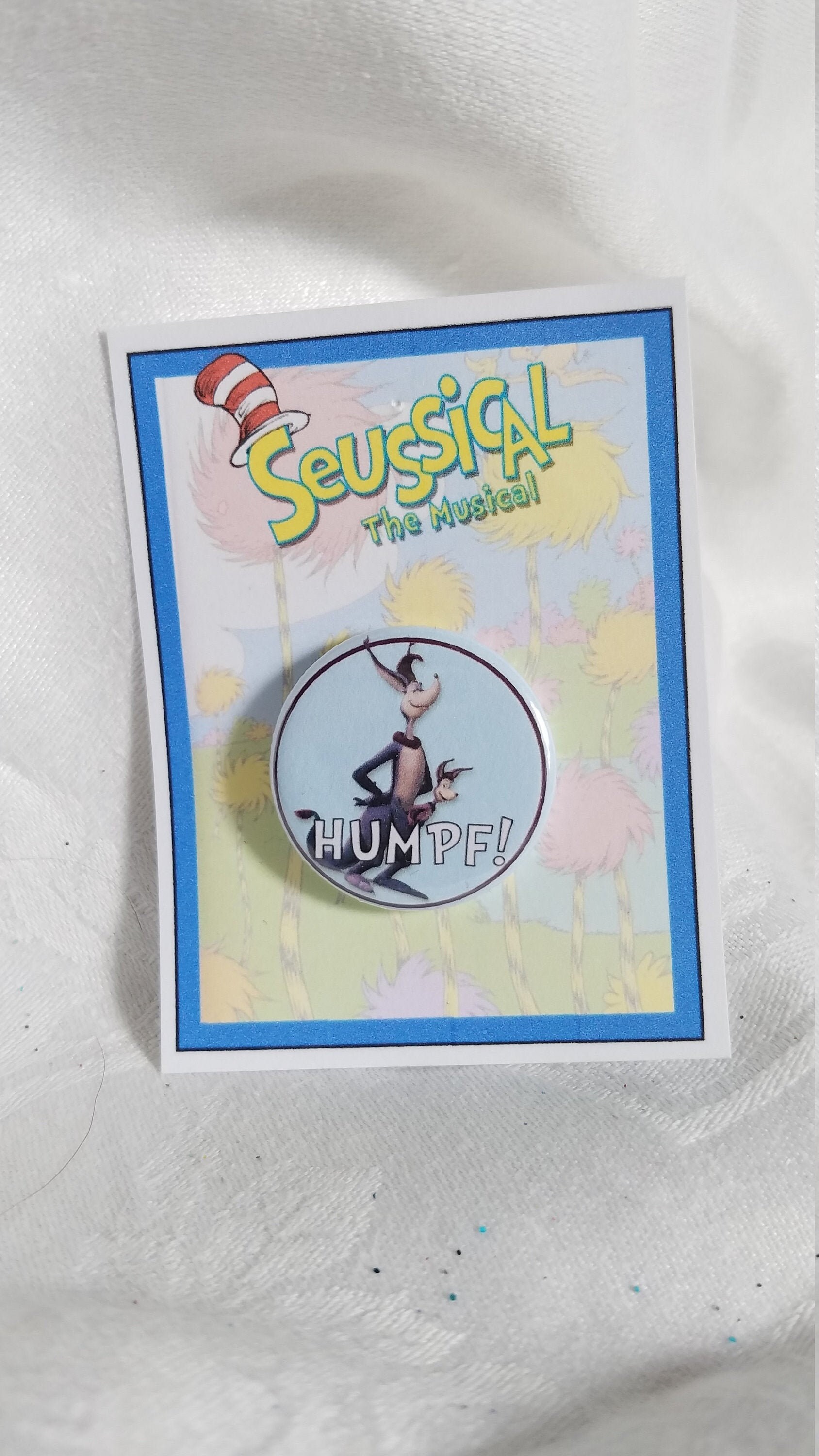 Seussical Inspired Pin Sour Kangaroo Humpf Cat in the Hat | Etsy