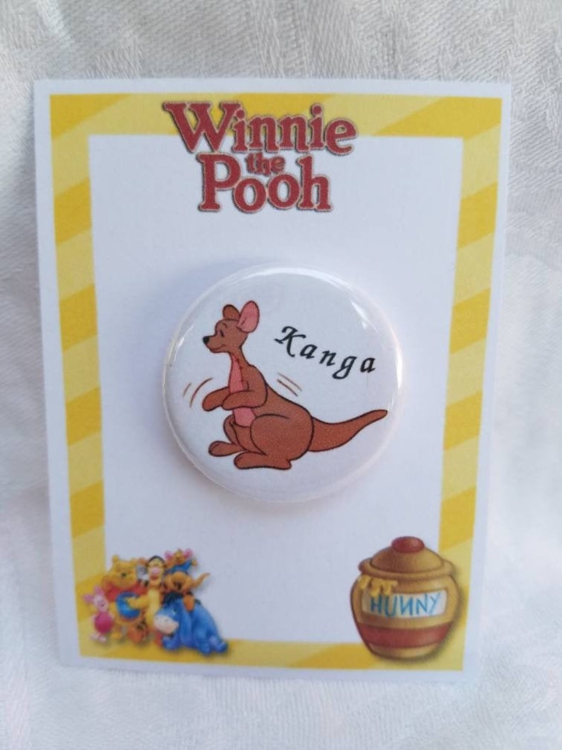 Winnie the Pooh inspired Disney-inspired pinback literature show pin junior musical KANGA pin