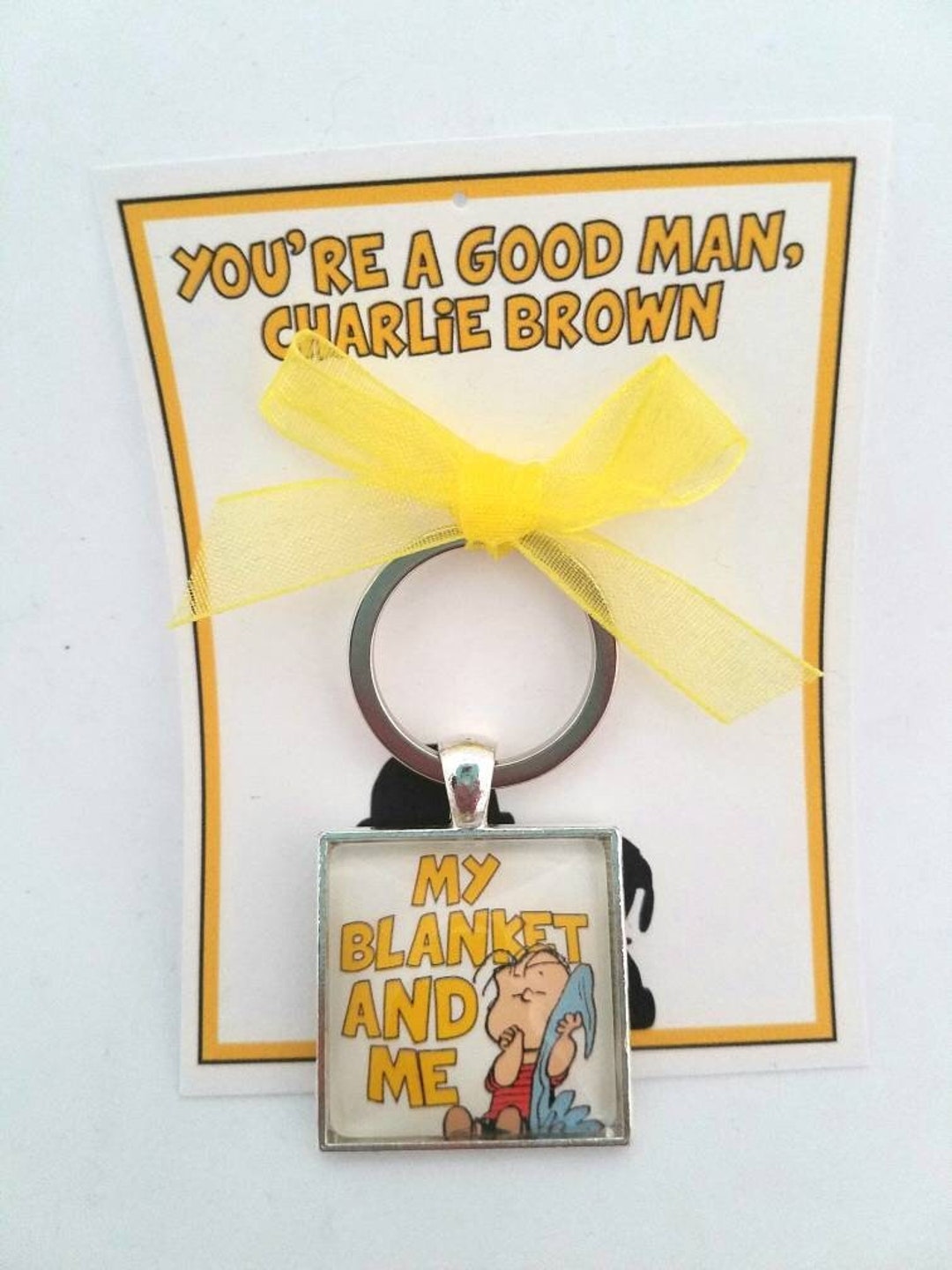 MY BLANKET and Me Keychain Linus You're a Good Man Etsy