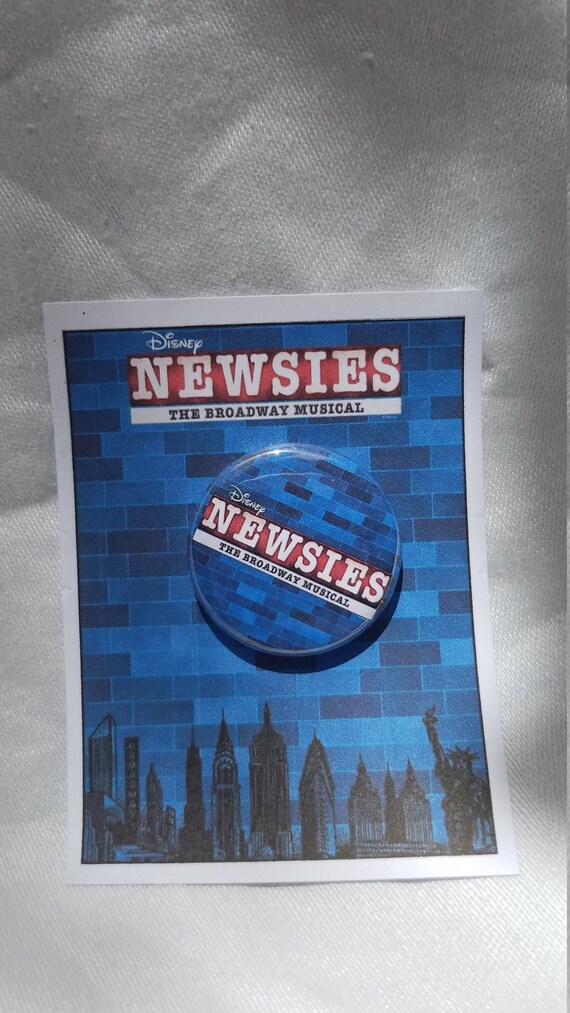 Newsies Inspired Logo Pin Disney Inspired Etsy