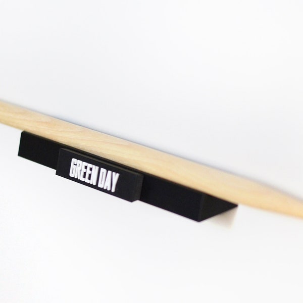 Personalized Drumstick Wall Mount Display for 1 Stick / Trommelstock Wandhalter für einen Stick (3D Printed), Drum Stick Case