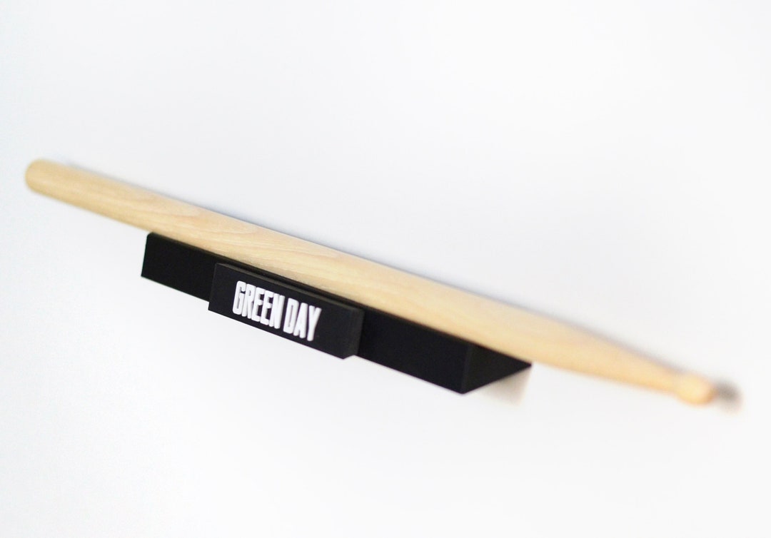 Personalized Drumstick Wall Mount Display for 1 Stick / Trommelstock