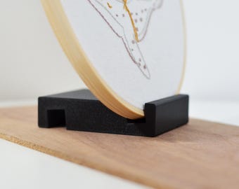Stickrahmen-Halterung, Embroidery Hoop Display (3D gedruckt)