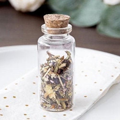 Glass Bottles / Mini Glass Bottles With Cork / Corked Bottles Etsy