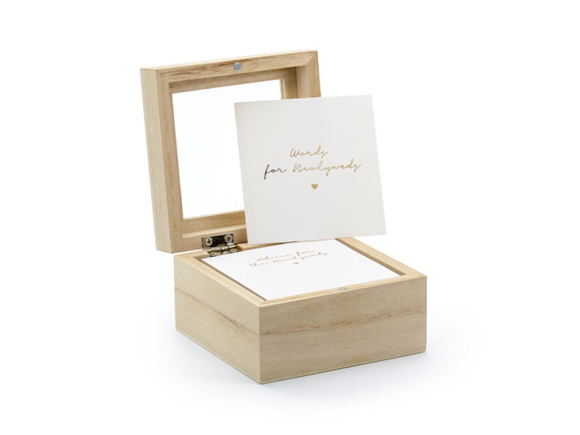 Wedding Guest Book / Wedding ADVICE BOX Letters to the Bride | Etsy
