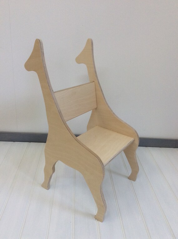 Childs Wooden Giraffe Chair Childs Wooden Giraffe Chair