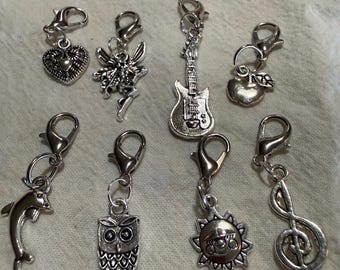 Silver bag tags, purses, totes, travel, minimalist gift