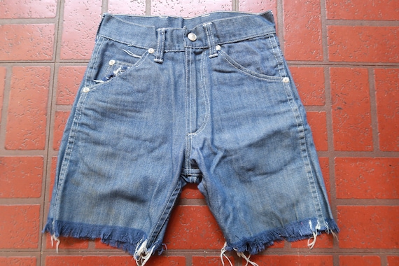 Vintage 50s 60s Youth Denim Cut-off Jeans - image 2