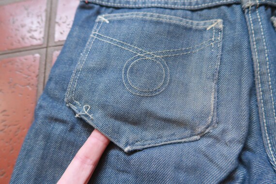 Vintage 50s 60s Youth Denim Cut-off Jeans - image 6