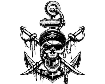 Download Pirate Skull Svg Etsy