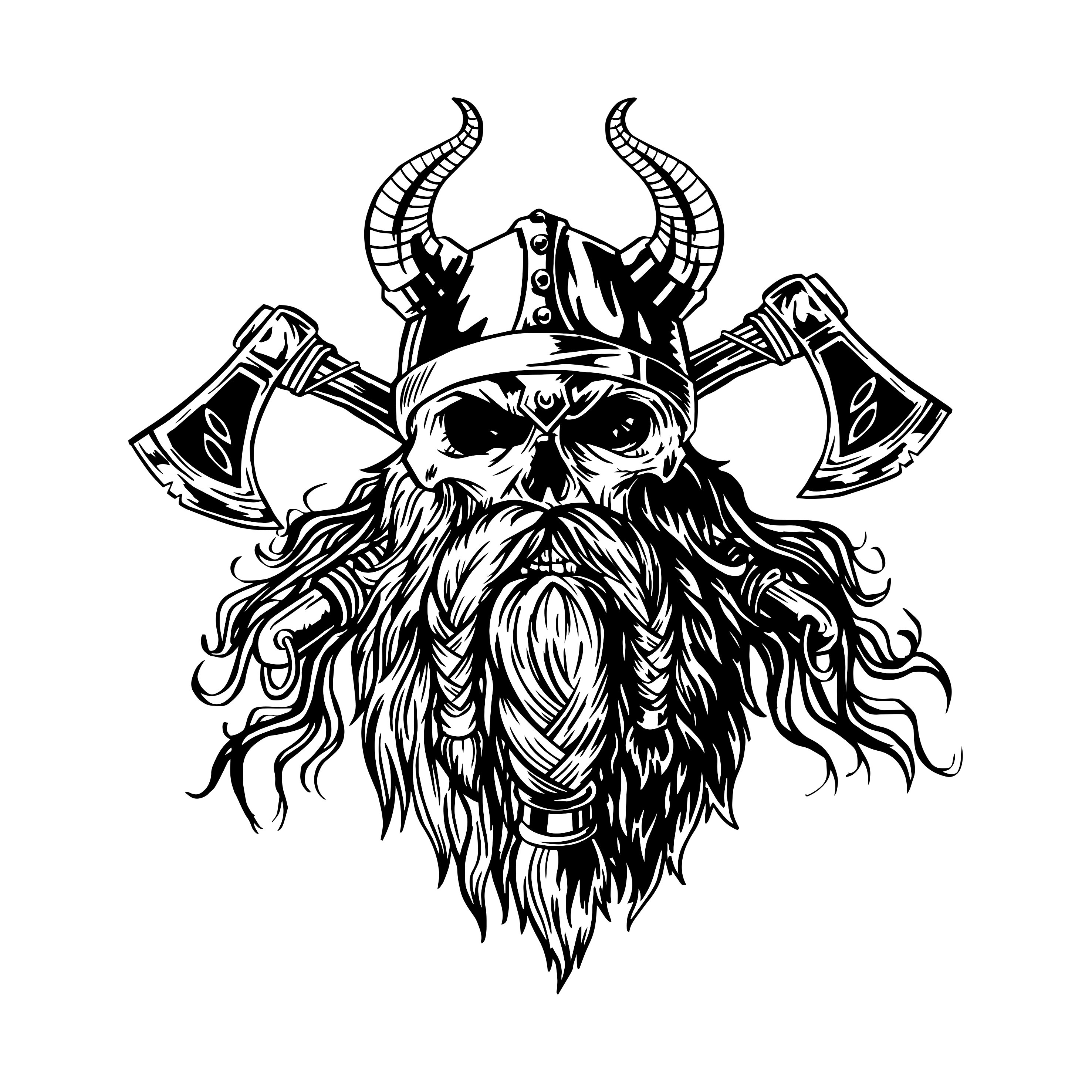 Viking Graphics SVG Dxf Cdr Ai Pdf PngVector Art Clipart Etsy