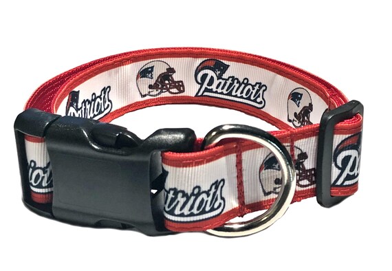 new england patriots dog collars