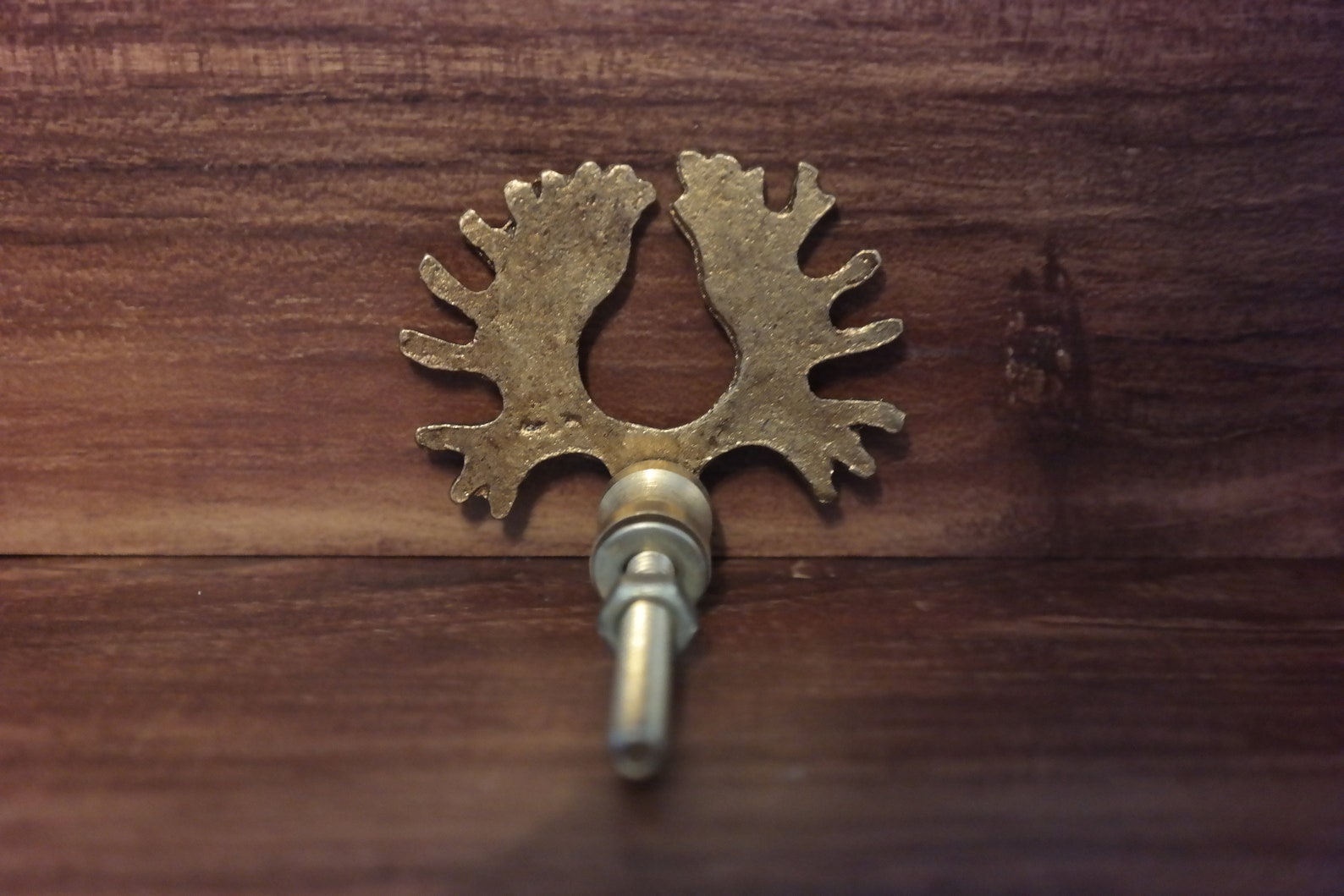 Brass Antler Drawer Knobs Etsy