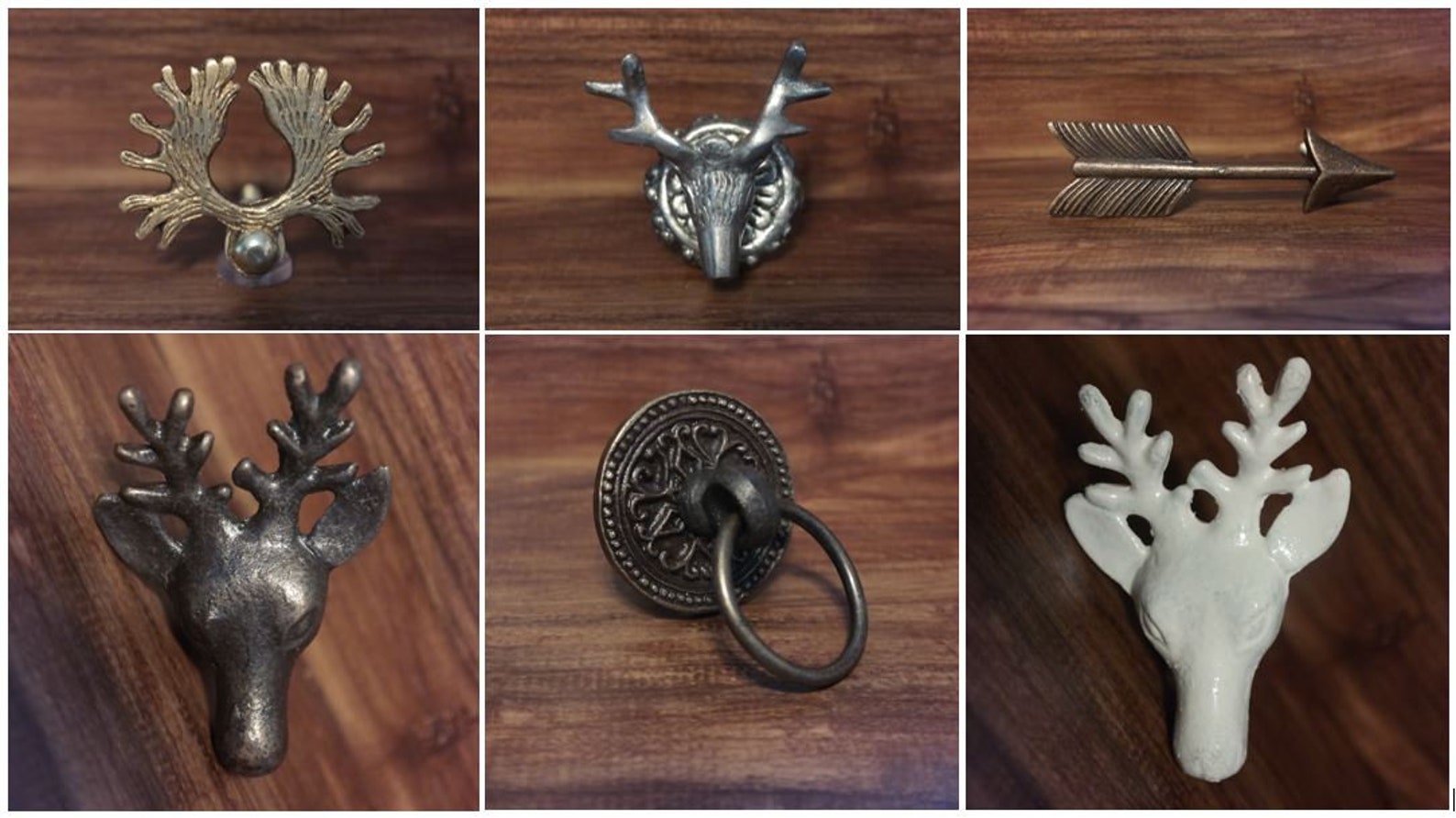 Rustic Metal Drawer Pulls Etsy
