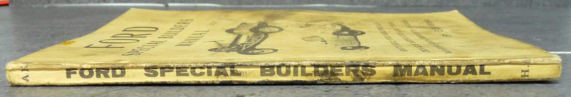 Vintage Rare Find, Ford Special Builders Manual by G.B. Wales. First Edition Dated 1961, photo 3 of 5