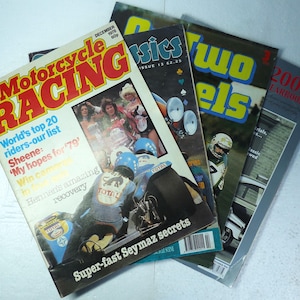 Vintage Various Motorcycle magazines dated 1976 - 2002