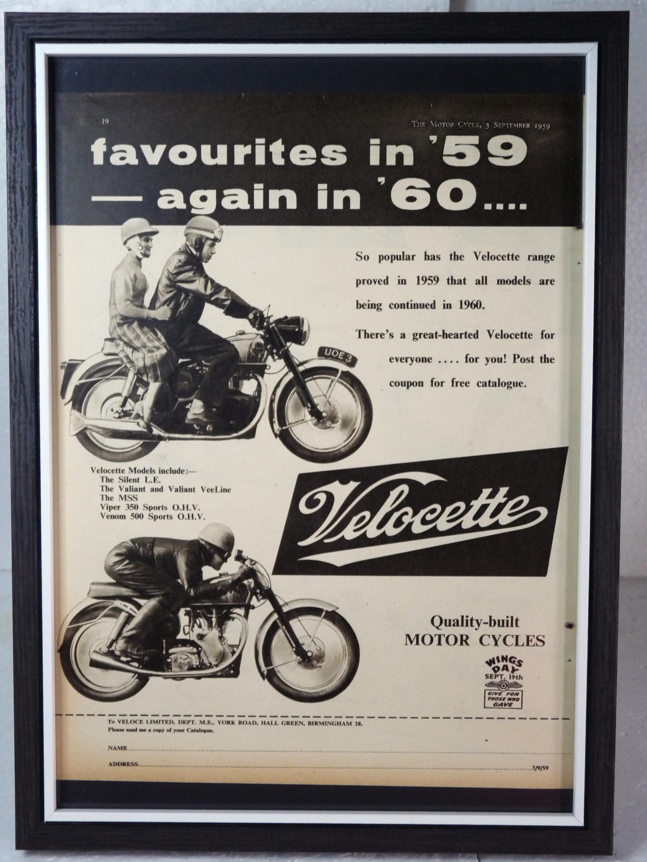 Velocette Viper 350 UK