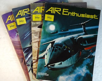 Vintage Rare Find, Vintage Aircraft Magazine. Air Enthusiast. Dated 1970's