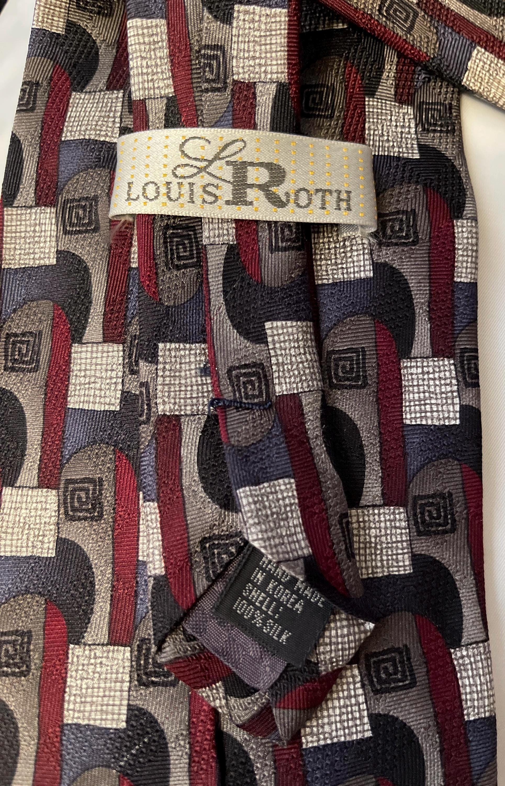 Louis Rotha Vtg Louis Roth Silk Tie - Etsy