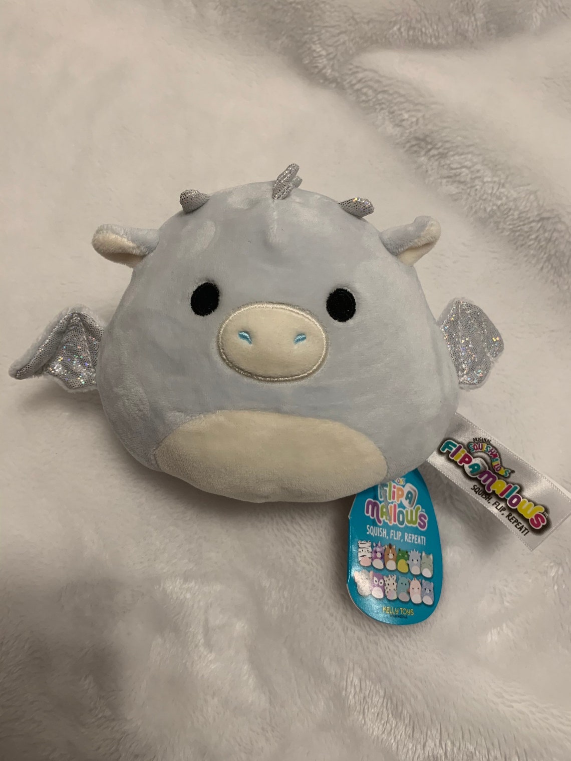 4.5 Kenny the Dragon/Raquel the unicorn Flipamallow BNWT | Etsy
