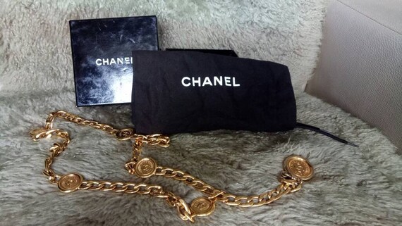 Vintage Chanel CC Gold Chain Belt