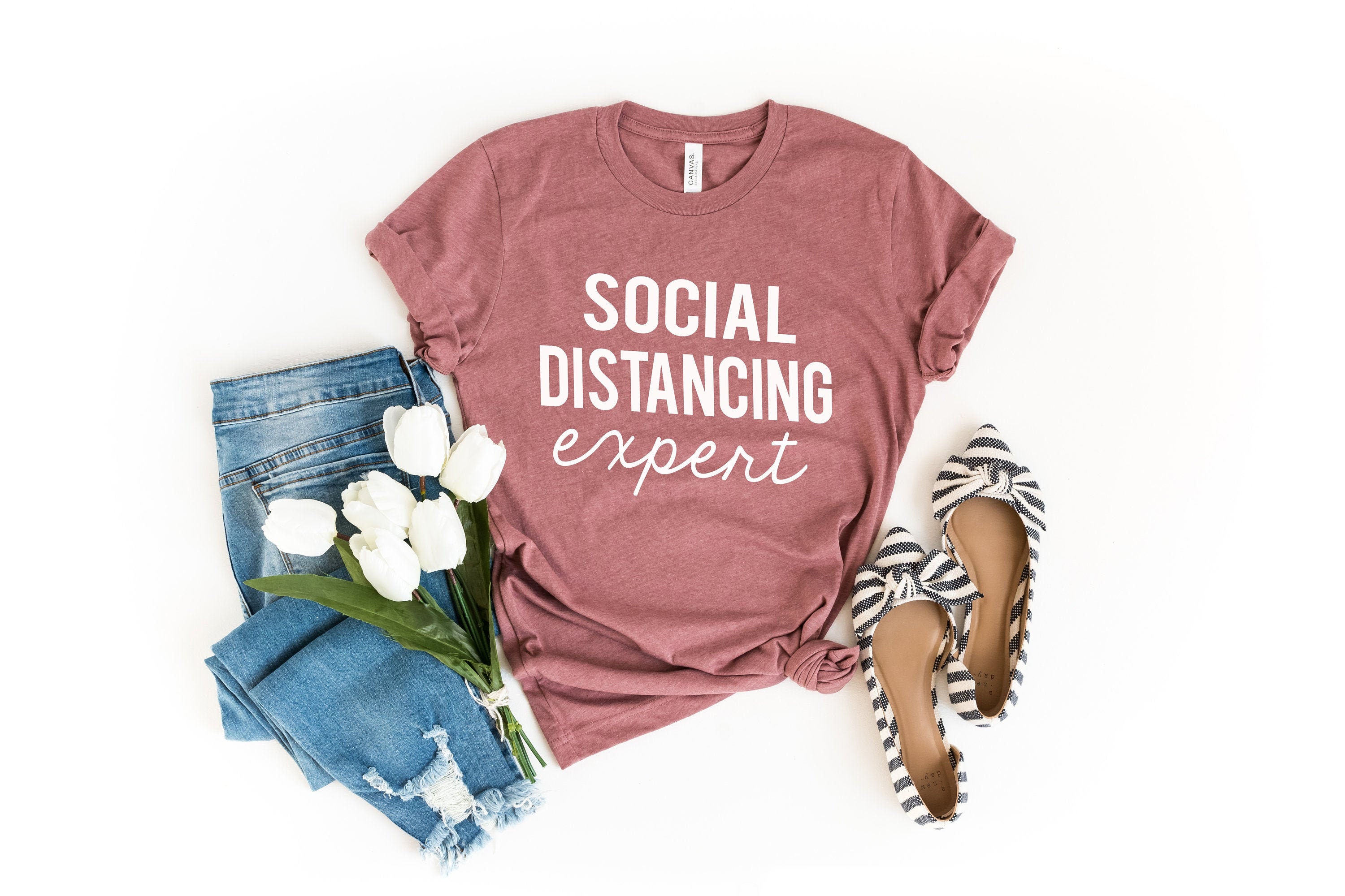Social Distancing Expert Shirt Women's Funny Shirt for Etsy
