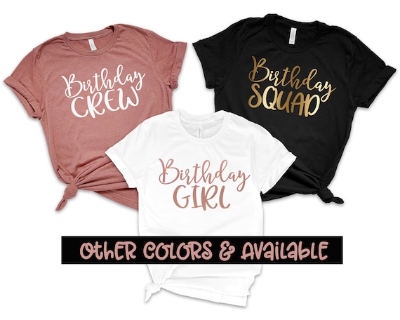 Girl sales party shirts
