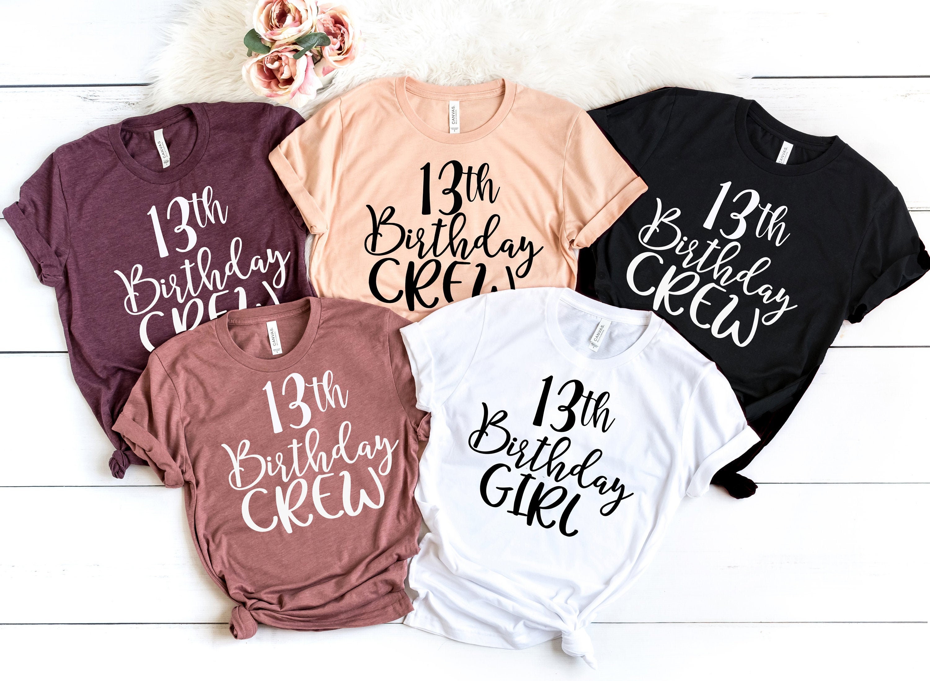 sweet 13 birthday shirts