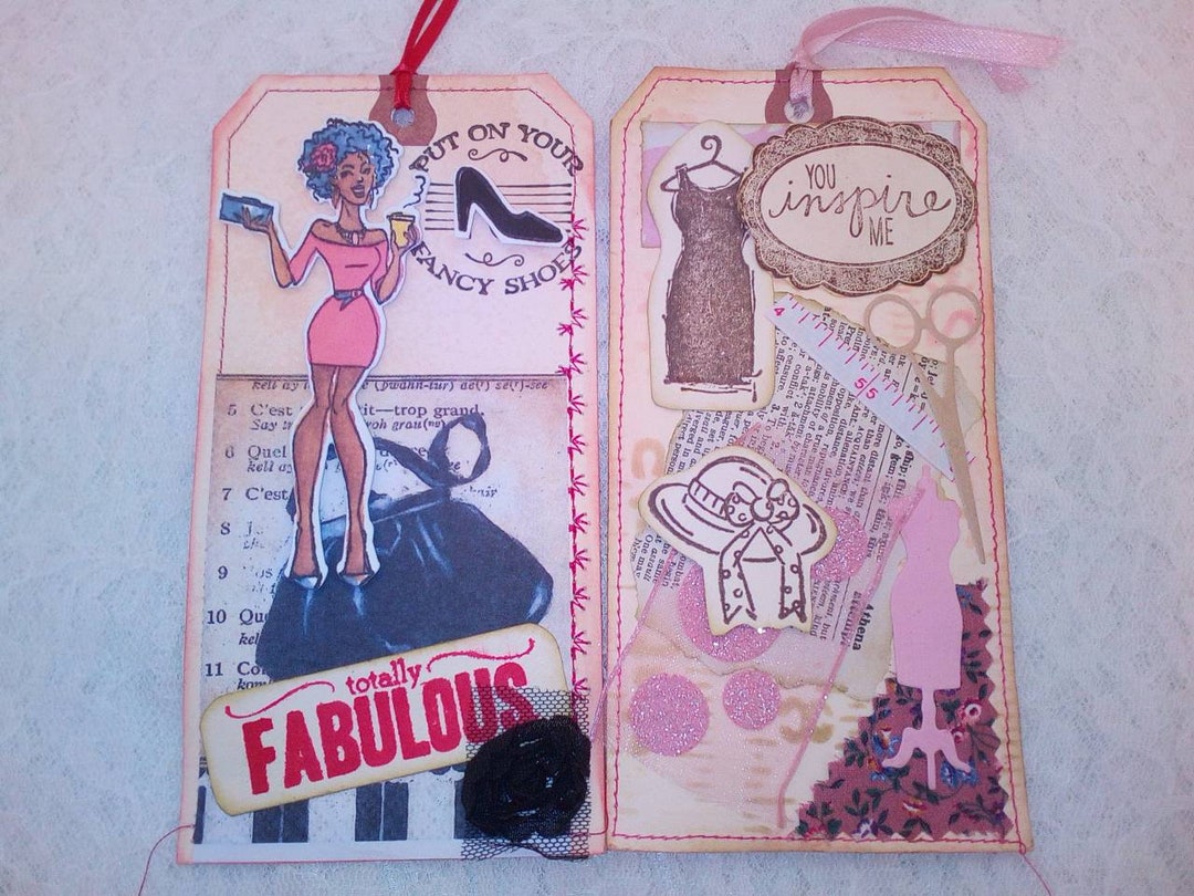 Handmade Fashion Junk Journal Tags: Women of Color Set - Etsy