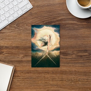 Ancient of Days von William Blake Postkarte Stationary