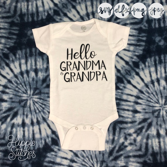Download Hello Grandma And Grandpa Svg Png Jpg Dxf Silhouette Cut Etsy