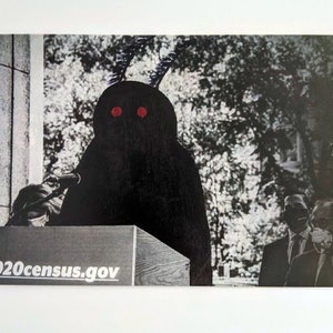 Mothman for President 2020, an Original Art Print