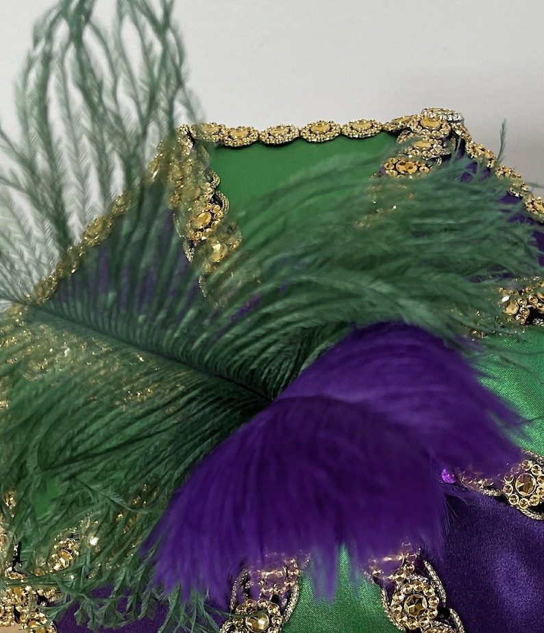 Mardi Gras Second Line Umbrella, Satin Second Line Umbrella, Second Line Umbrella, Second Line Umbrella for Wedding, Custom image 3