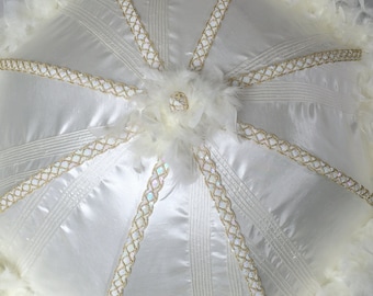 Second Line Umbrella, Second Line Umbrella for Wedding, Pintuck, Second Line Umbrella Bride and Groom, Custom Umbrella, 2nd Line Umbrella