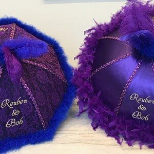 Pair, Second Line Umbrella, Second Line Umbrella for Wedding, Second Line Umbrella Groom and Groom, Custom Umbrella, 2nd Line Umbrella