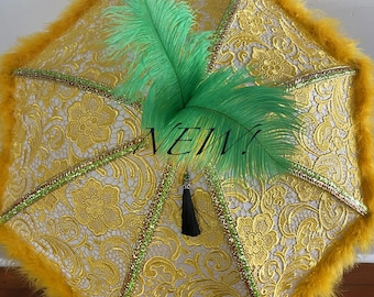 Xavier Graduation Umbrella, Xavier Graduation Second Line Umbrella, Lace, Second Line Umbrella, Custom Umbrella, Decorated, Personalized