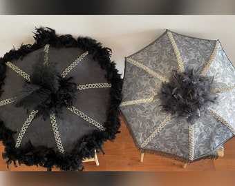 Pair, Second Line Umbrellas, Second Line Umbrella, Second Line Umbrella for Wedding, Groom and Groom, Custom Umbrella, 2nd Line Umbrella