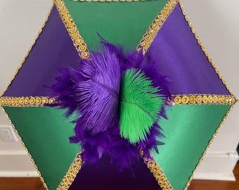 Mardi Gras Second Line Umbrella, Satin Second Line Umbrella, Second Line Umbrella, Second Line Umbrella for Wedding, Custom