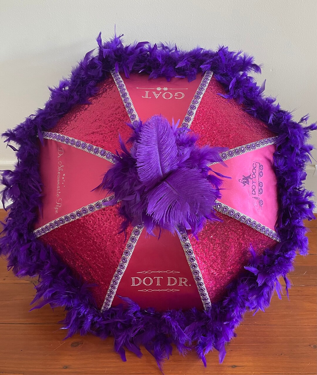 Second Line Umbrella, Sequin Second Line Umbrella, Second Line Umbrella